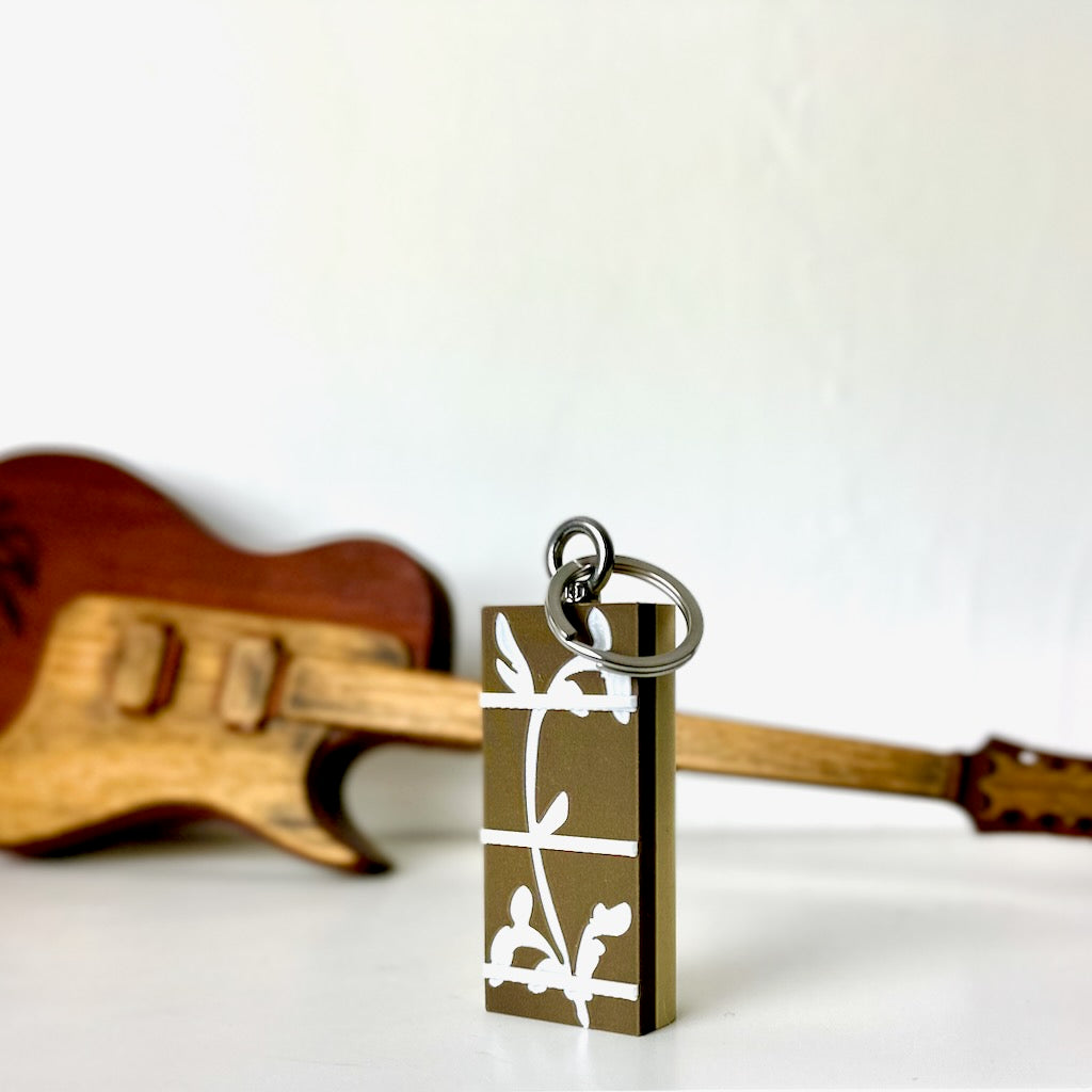 Gift For Guitarists, Steve Guitar Keychain